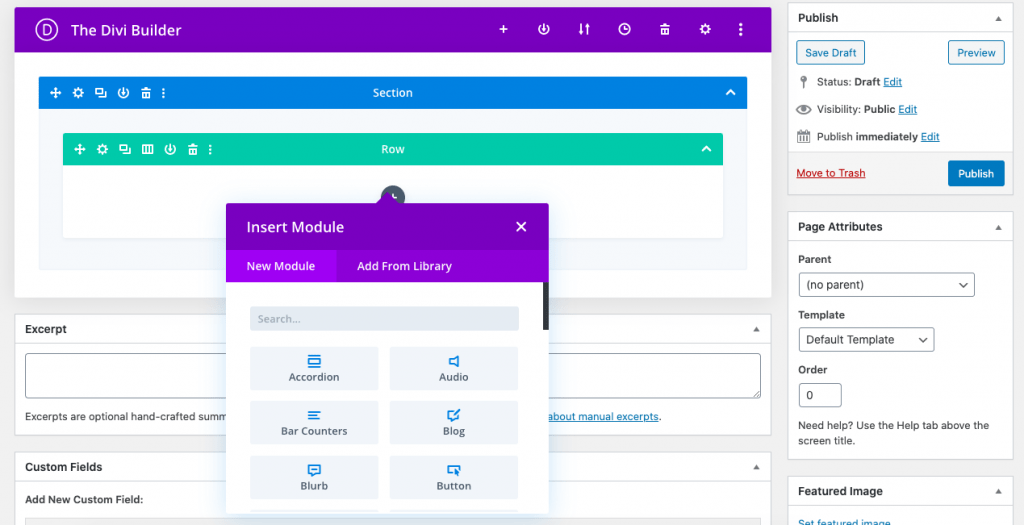 Divi Insert Module