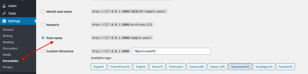 WordPress SEO - URL Structure