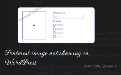 Pinterest Image not showing in WordPress