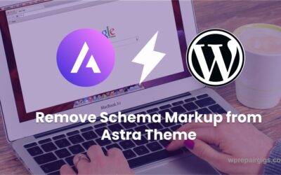How to remove Schema Markup from Astra Theme